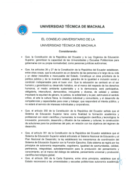 reglamento de regimen academico de la universidad tecnica de
