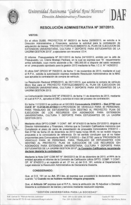 `Unimrsidadﬂlutónoma “ga6rie[9{ené Moreno” D