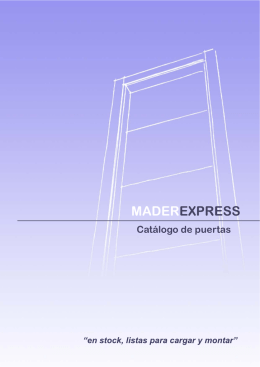 Catálogo de puertas