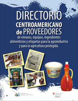Directorio centroamericano de proveedores