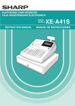 XE-A41S - Sharp