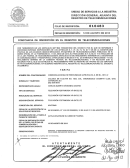 UNIDAD DE SERVICIOS A LA INDUSTRIA