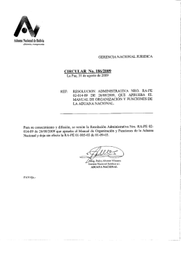 Aduana Nacional de Bolivia