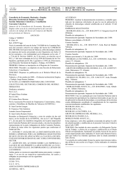 69 BUTLLETÍ OFICIAL BOLETIN OFICIAL