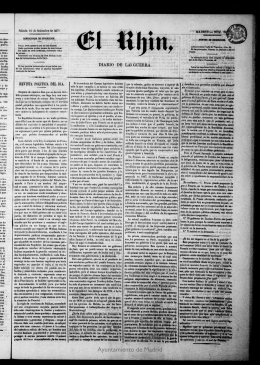 El Rhin: diario de la guerra. Madrid 10 de septiembre de 1870, nº 34