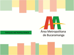 Presentación de PowerPoint - Área Metropolitana de Bucaramanga