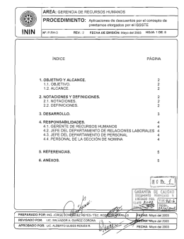 PROCEDIMIENTO: Aplicaciones de descuentos por e