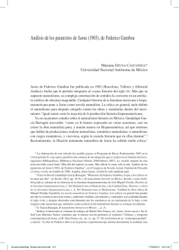Análisis de los paratextos de Santa(1903), de Federico Gamboa