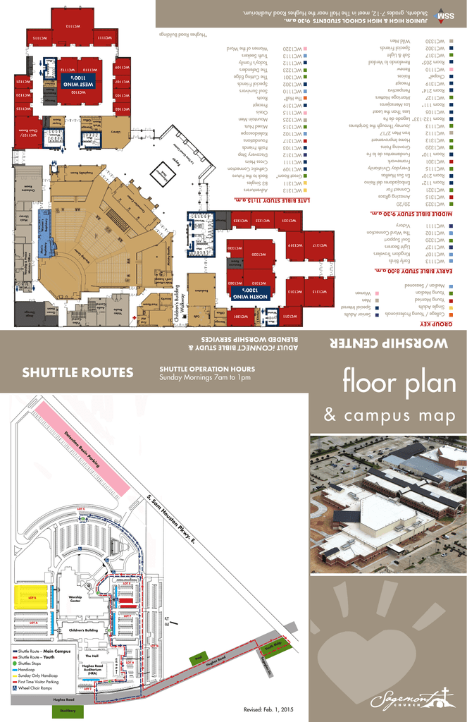Floor Plan Sagemont Church