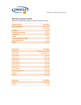 Blevit plus 8 Cereales con Miel Máxima variedad de cereales con