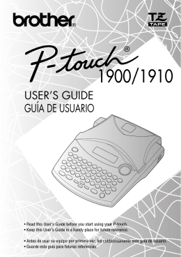 USER`S GUIDE GUÍA DE USUARIO