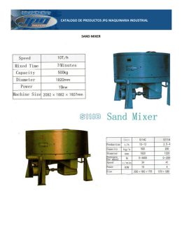 Sand Mixer