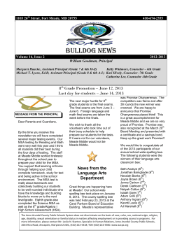 2 meade middle news - Anne Arundel County Public Schools