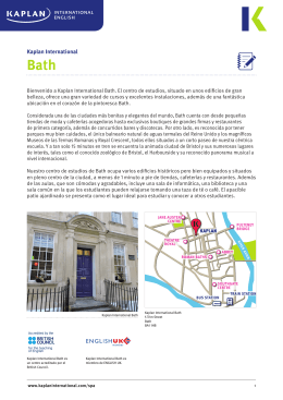 Bath - Kaplan International English