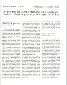Las pinturas del «Grupo Memling» en el Museo del Prado: el dibujo