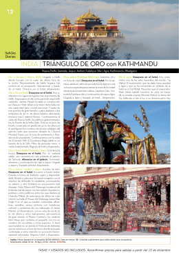 INDIA | TRIÁNGULO DE ORO con KATHMANDU