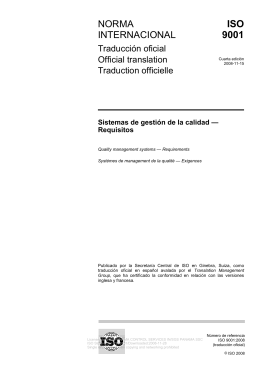 Norma ISO 9001:2008