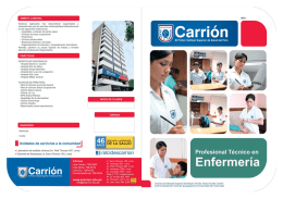 Enfermería Técnica - Instituto carrion