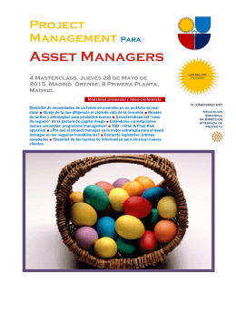 2015.Private Equity.Project Management for Asset Managers