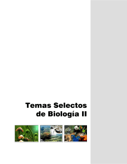 Temas Selectos de Biología II - Colegio de Bachilleres del Estado