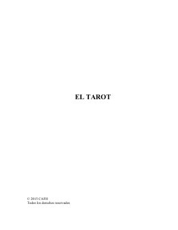 EL TAROT - Texto Original de Santiago Bovisio