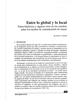Entre lo global y lo local