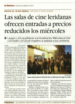 reducidos los miércoles