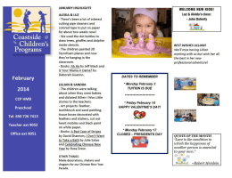 02 FEBRUARY NEWS (1) - Coastside Children`s Programs