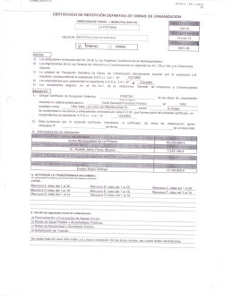(c.rd.u. ` 3.4.1.- 34.3.) 1/2 certificado de recepción definitiva de obras