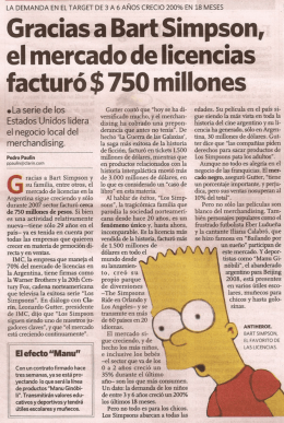 Gracias a Bart Simpson,