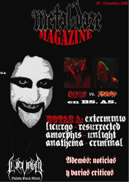 METAL-DAZE Revista