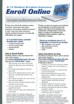 Protect your child with student accident insurance. If you don`t have
