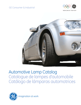 Automotive Lamp Catalog Catalogue de lampes