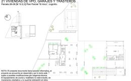 21 VIVIENDAS DE VPO, GARAJES Y TRASTEROS =