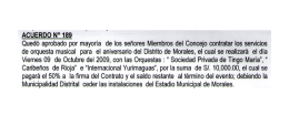 ACUERDO N° 189