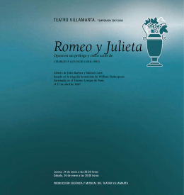 libreto: Romeo y Julieta
