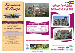 Brochure pour visite de Pont-l`Evêque ESP