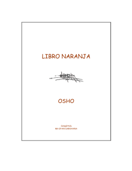 Osho - Libro Naranja.rtf