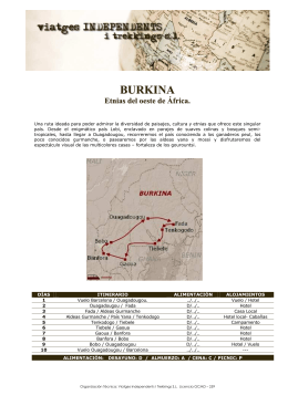 BURKINA - Viatges Independents