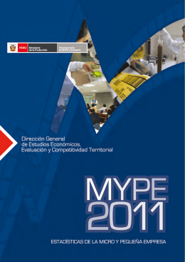 MYPE 2011 - Ministerio de la Producción