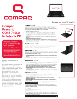 Compaq Presario CQ45-710LA Notebook PC