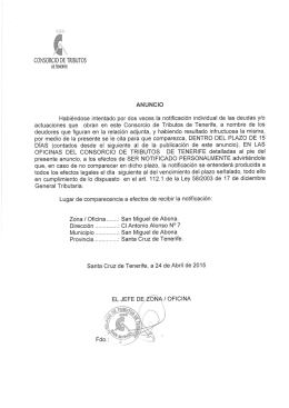CONSORCIO DE TRIBUTOS DE TENERIFE