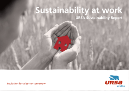 Sustainability at work