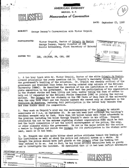 Memorandum of Conversation , - The National Security Archive
