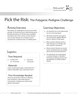Pick the Risk: The Polygenic Pedigree Challenge