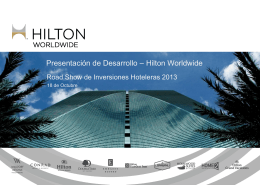 Presentación de Desarrollo – Hilton Worldwide