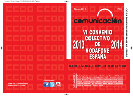 VI Convenio Colectivo Vodafone - Federación de Servicios a la