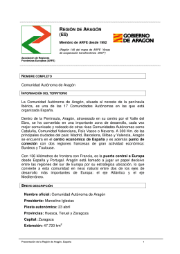 REGIÓN DE ARAGÓN
