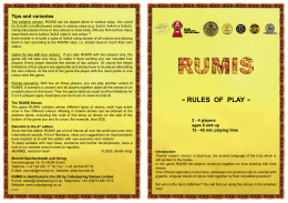 RULES OF PLAY