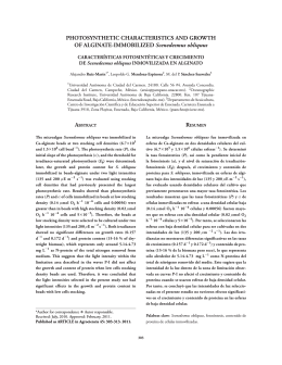 PHOTOSYNTHETIC CHARACTERISTICS AND GROWTH OF